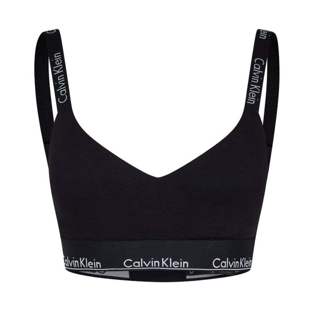 Calvin Klein Womens/Ladies V Neck Bralette / Black